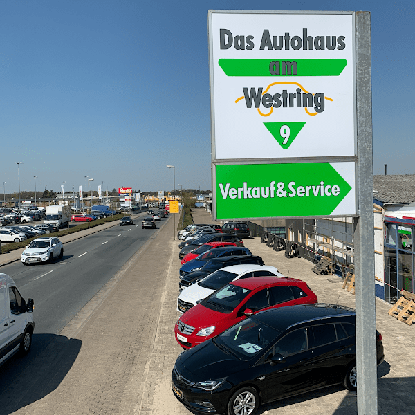 Autohaus am Westring- Westring Schild an der Strasse